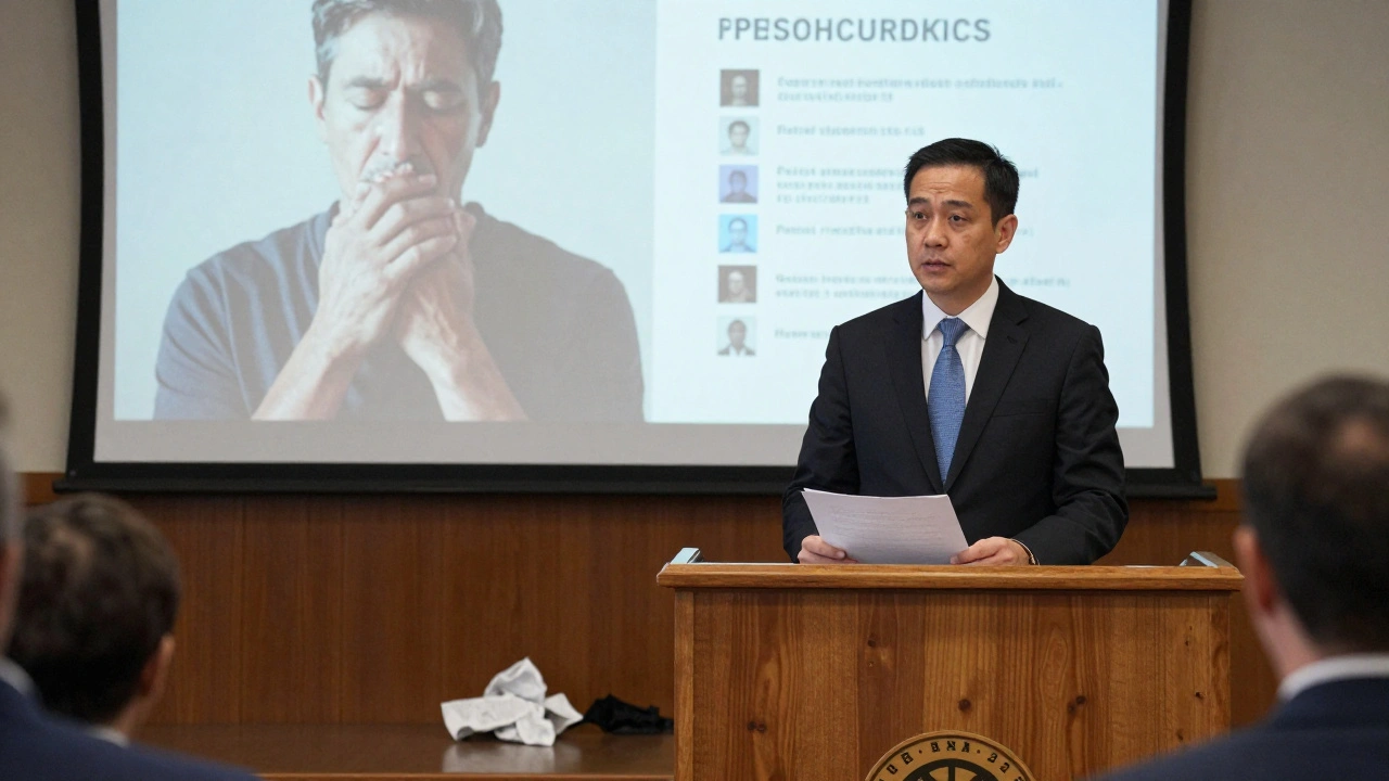 A defense attorney uses psychological context to help jurors understand a defendant's behavior.