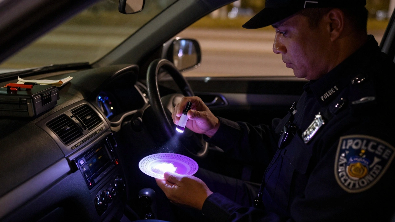 Color Reagent Tests: Visual Drug Identification for Field Use