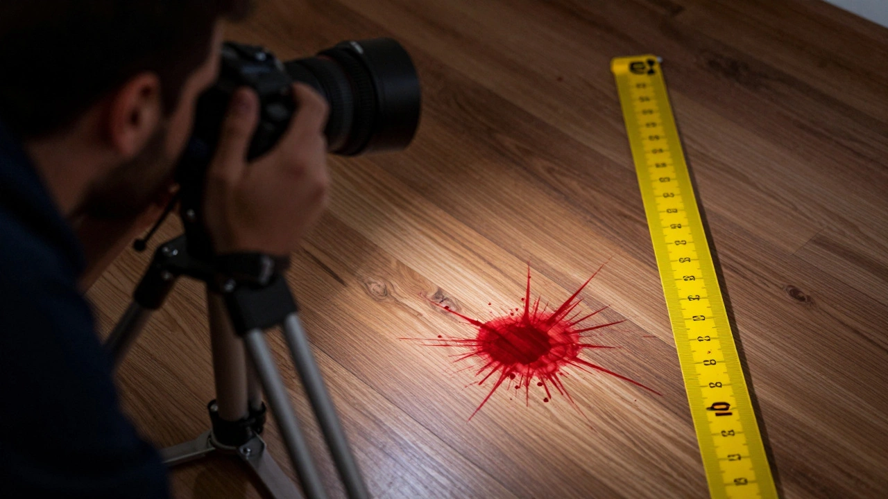 Documenting Bloodstain Patterns: Photography and Measurement Techniques