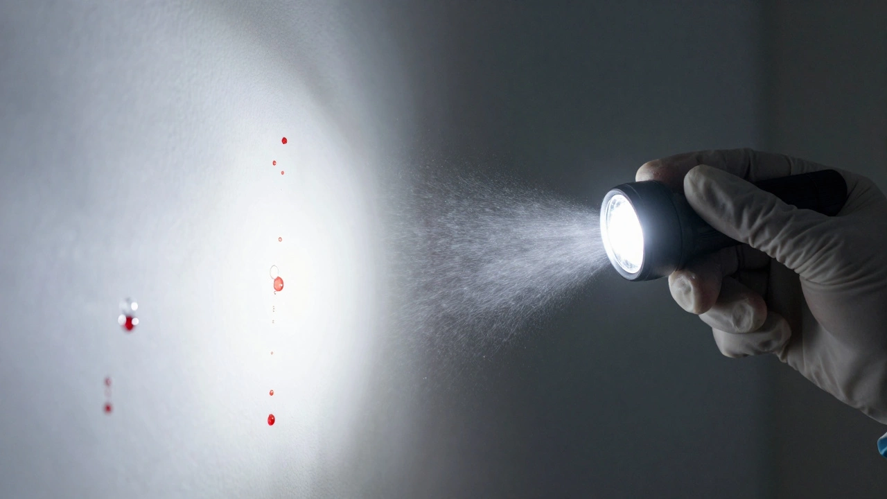 Projected Bloodstains: Identifying Expirated and Pressurized Patterns