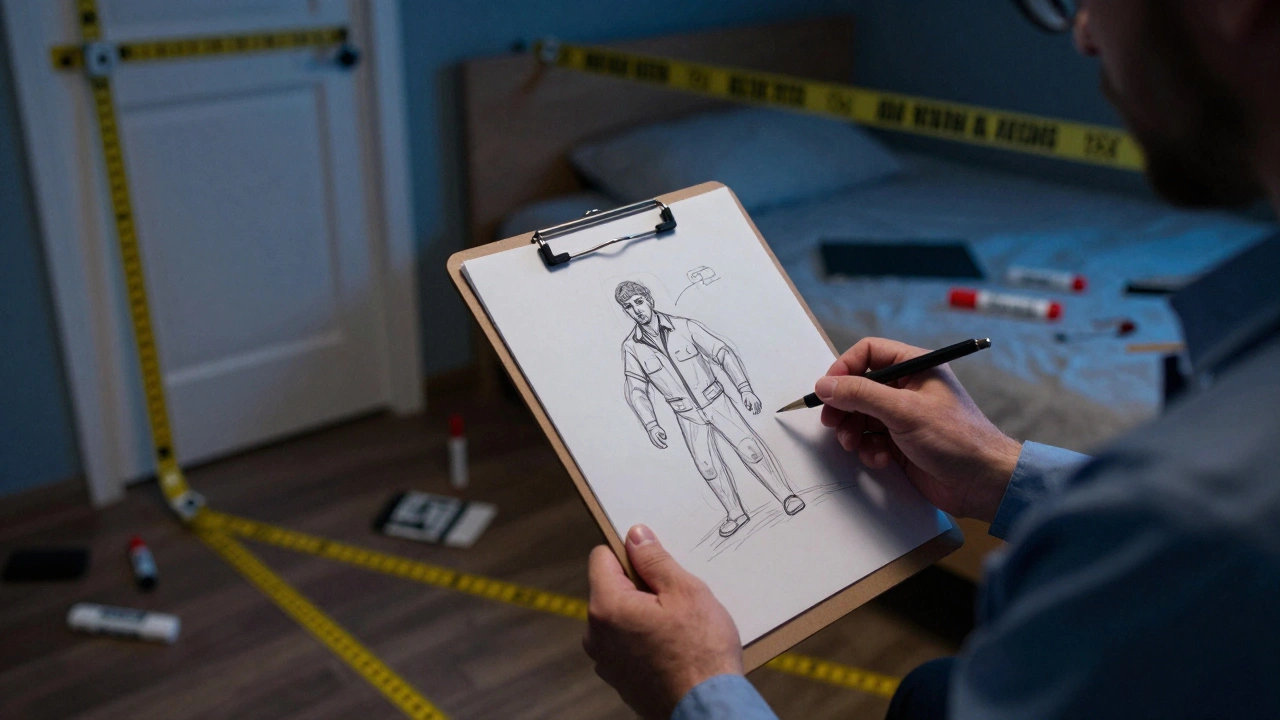 Crime Scene Sketching: Mastering Scaled Diagrams and Orientation Methods