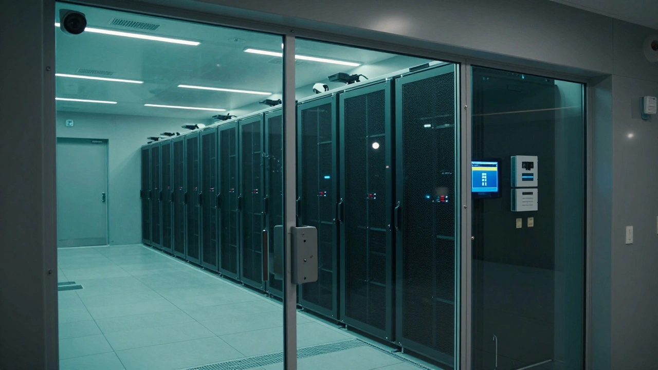 Secure climate-controlled storage vault with monitoring systems