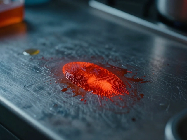 Oil Red O: Visualizing Lipid-Contaminated Fingerprints