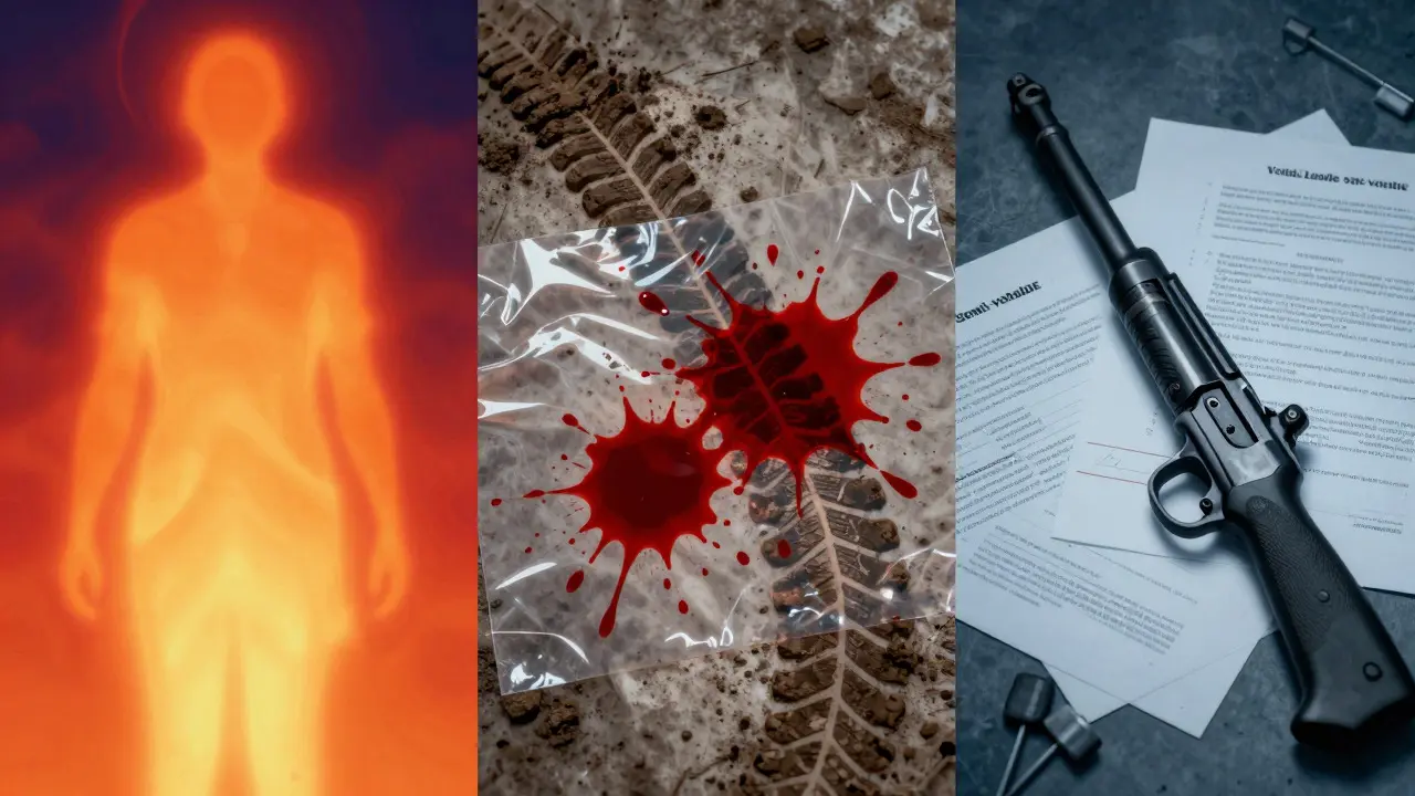 Conceptual art showing the prioritization of volatile and stable forensic evidence