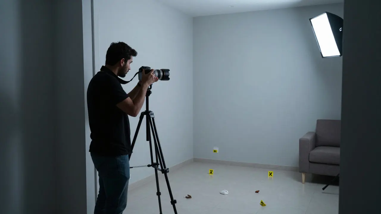 Wide-Angle Shots for Crime Scene Orientation: A Forensic Photography Guide