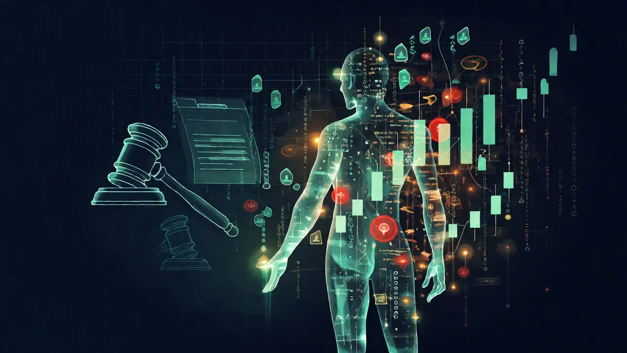 Abstract visualization of digital forensics and financial data streams