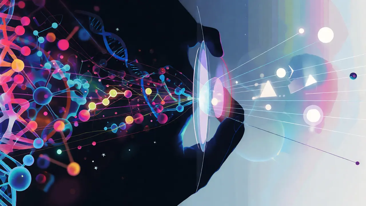 Abstract visualization of complex scientific data becoming clear reports