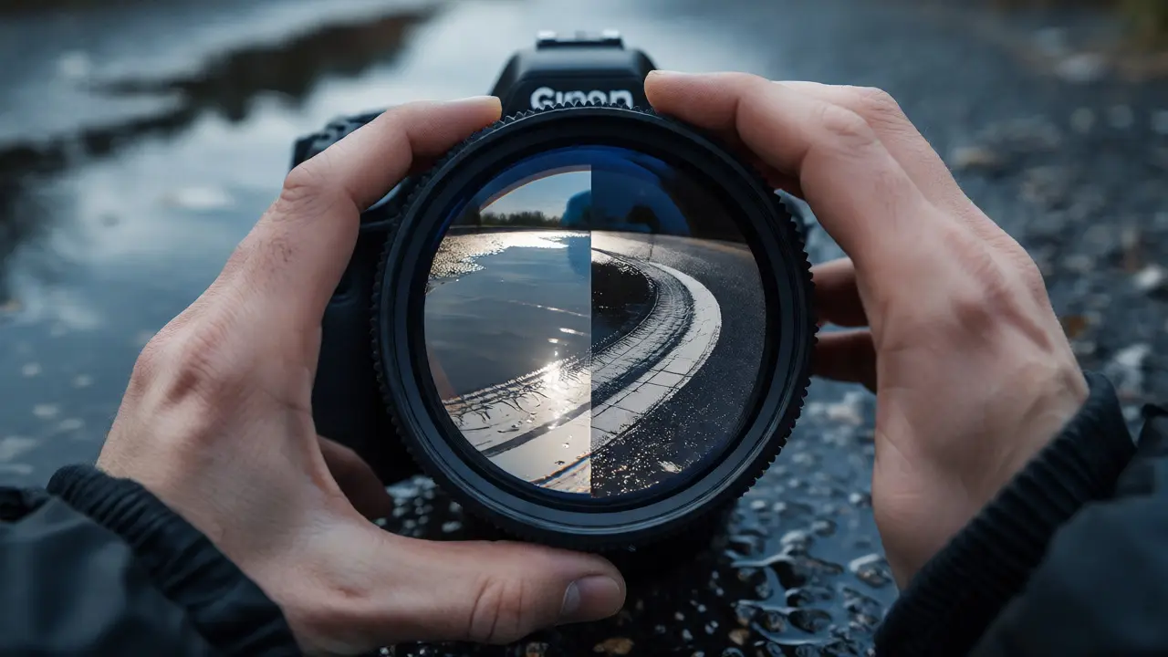 Mastering Glare: How Polarizing Filters Control Reflective Surfaces in Scene Imaging